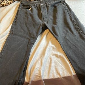 Levi mens size 36 brand new black jeans